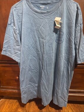 Hollister Men's Washed Blue Short Sleeve Tee XL NWT